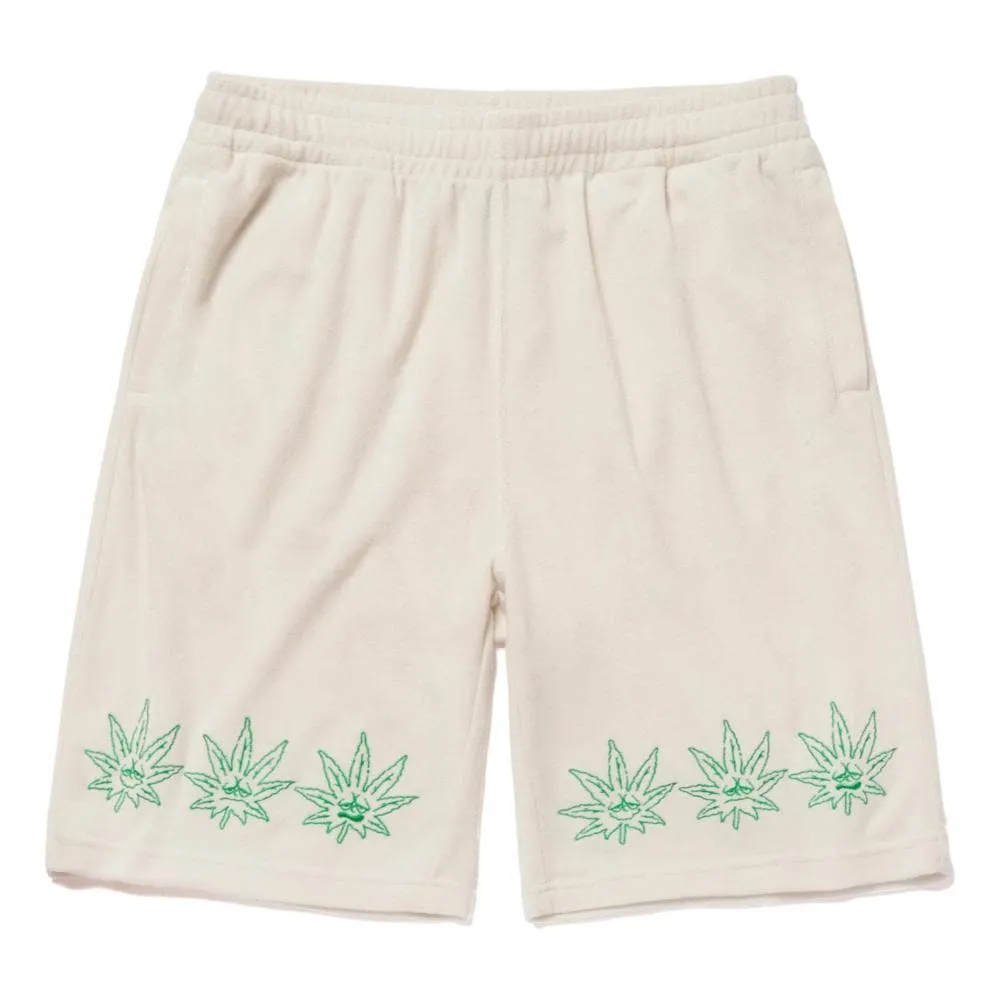 HUF GREEN BUDDY TERRY CLOTH SHORT-NATURAL