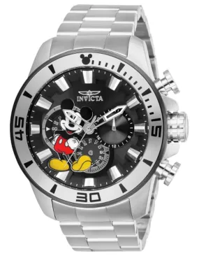 INVICTA Disney Limited Edition Mens Pro-Diver - Chronograph - Stainless - Mickey