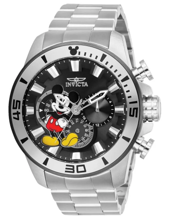 INVICTA Disney Limited Edition Mens Pro-Diver - Chronograph - Stainless - Mickey