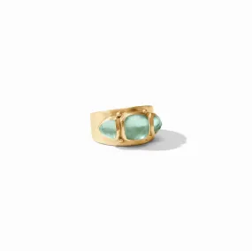 Julie Vos Aquitaine Ring, Aquamarine Blue