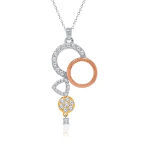 Kallati Eternal Two-Tone Gold Diamond Pendant