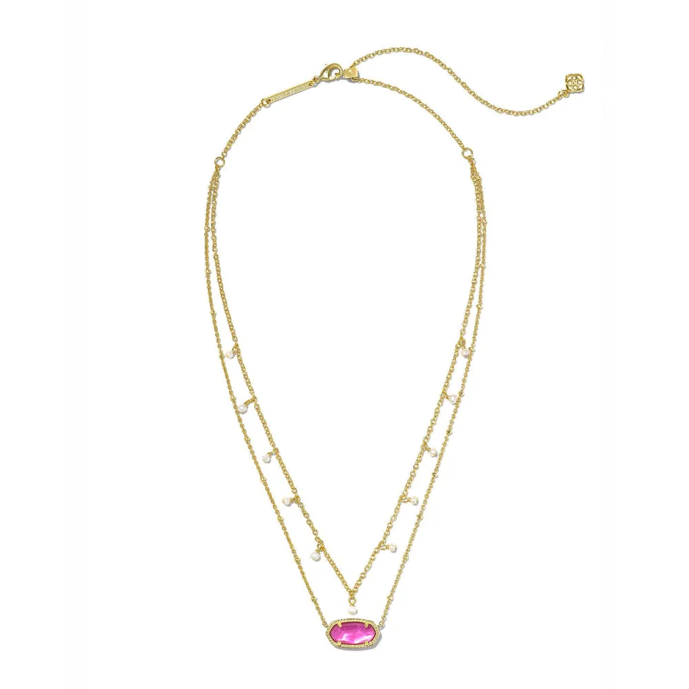 Kendra Scott Elisa Pearl Multi Strand Necklace - Gold Azalea Illusion