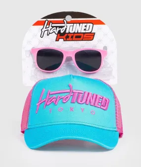 Kids Cap and Sunglass Set - Hardtuned Pink