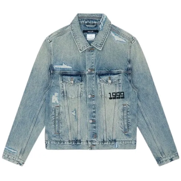 Ksubi Classic Throw Bak Denim Jacket (Indigo Denim) MPS24JK004