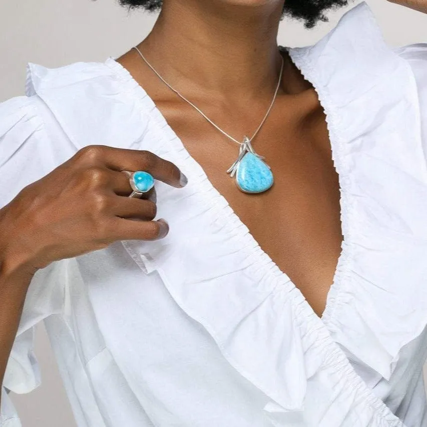 Larimar Pendant Melas