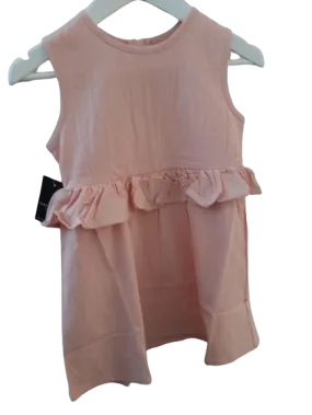 *Last One* Tiny Tribe Pink Peplum Dress - Size 7yr