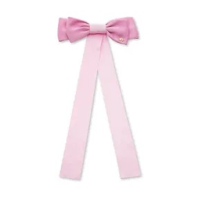 LIPSTICK PINK JANE BOW BARRETTE