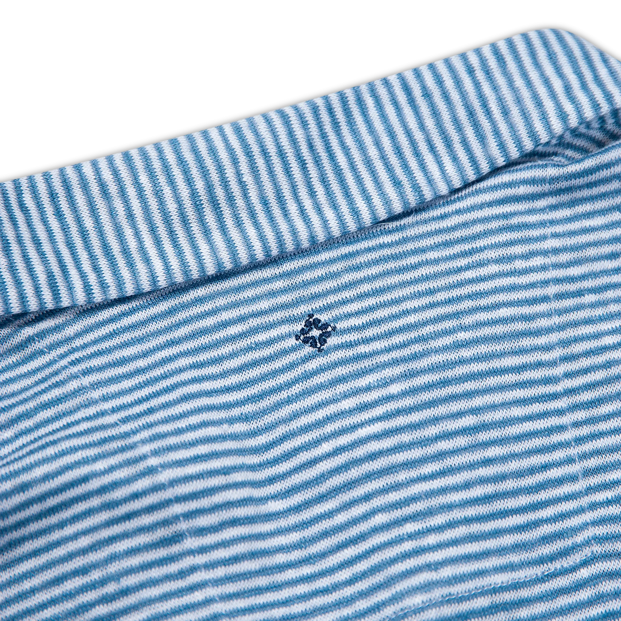 Lize Polo Linen Shirt Stripe (sugar paper)