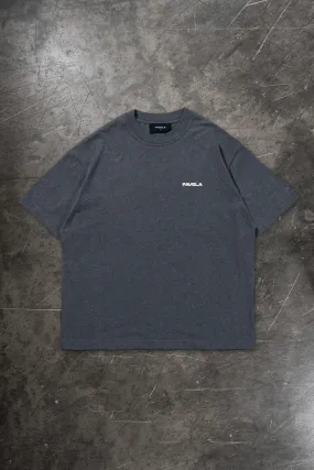 LOGO DARK GREY MELANGE T-SHIRT