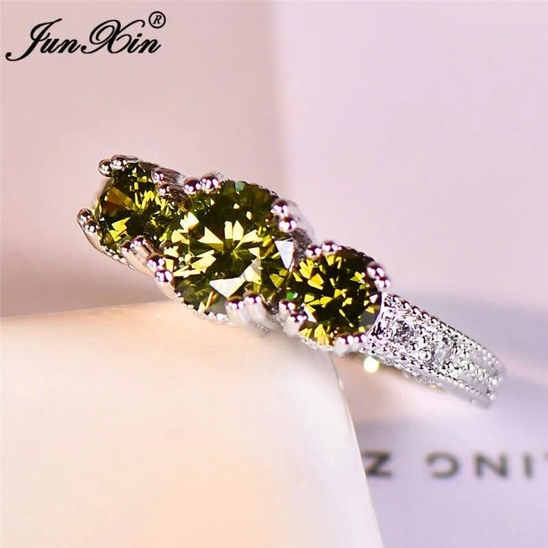 Love Crystal Peridot Ring