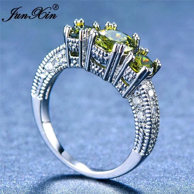 Love Crystal Peridot Ring