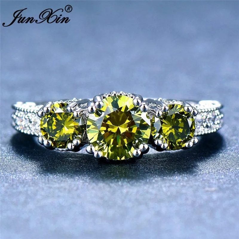 Love Crystal Peridot Ring