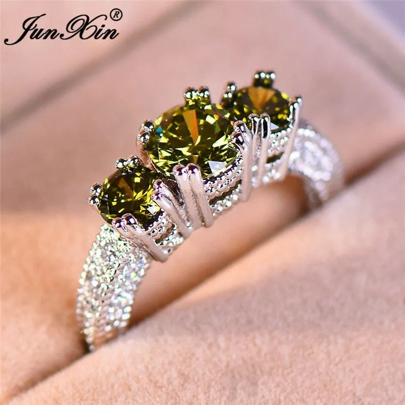 Love Crystal Peridot Ring