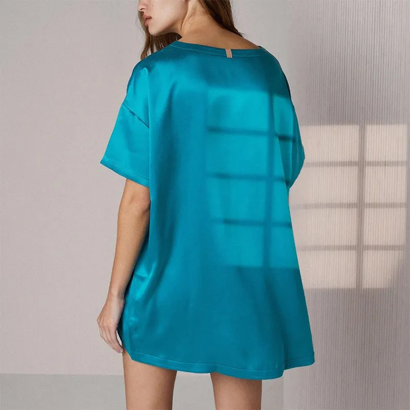 LUNYA | Washable Silk Tee Set - Limited Edition Slope Teal