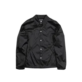 MASTERMIND BLACK CHAIN SKULL COACHES JACKET - BLACK