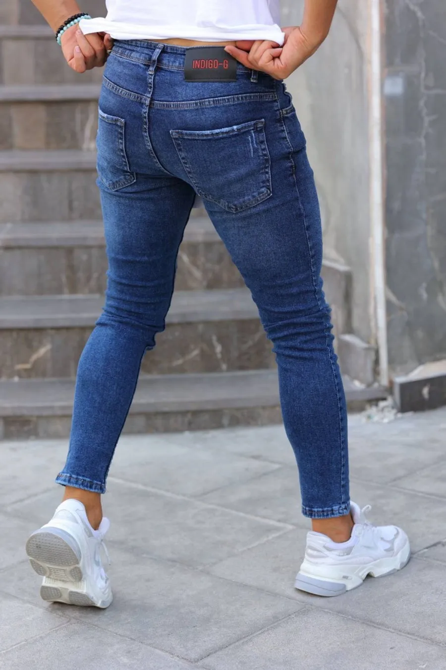 Max8 Slim Jeans - Blue