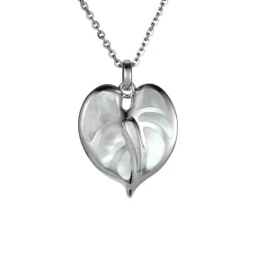 Mother of Pearl Anthurium Pendant