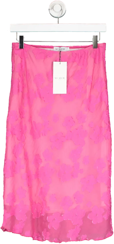 Musier Paris Pink Zafora Skirt UK 6