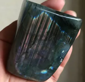 Natural Labradorite Quartz Crystal