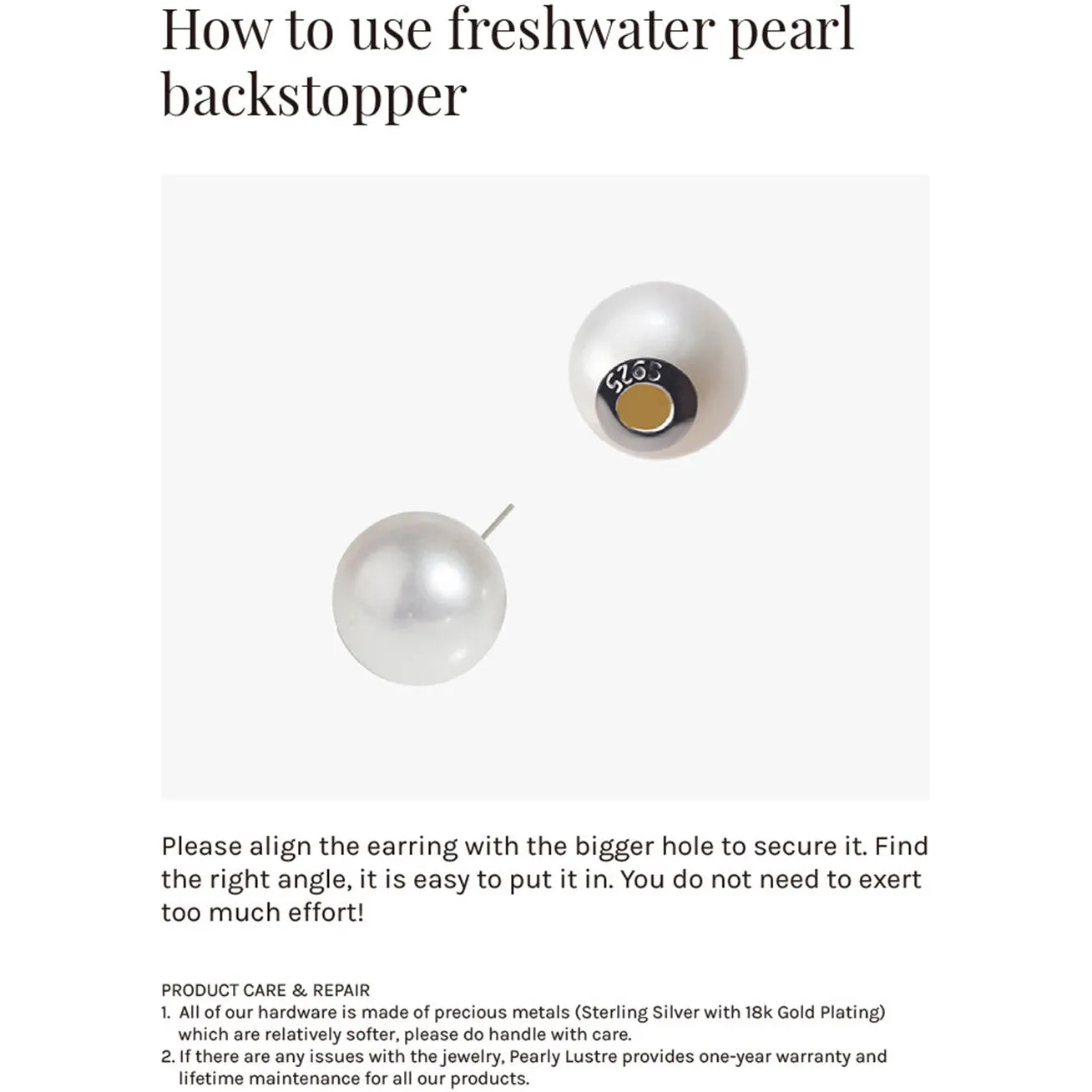 New Yorker Freshwater Pearl Earrings WE00181