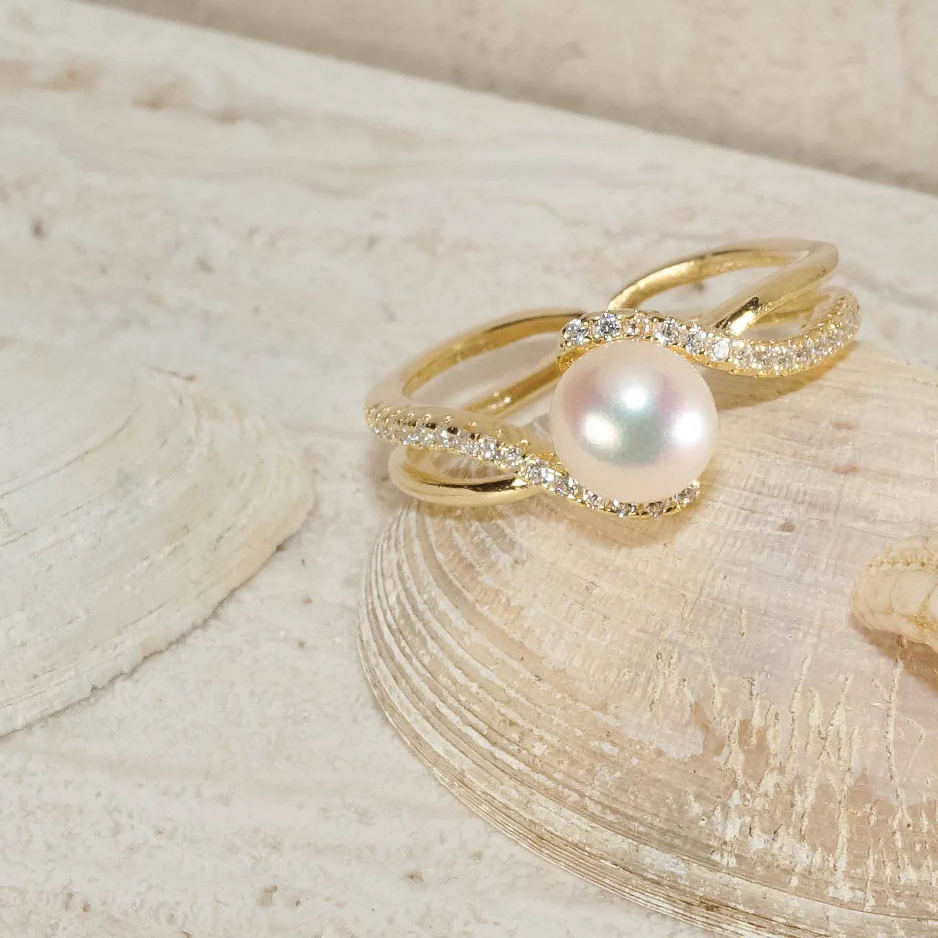 New Yorker Freshwater Pearl Ring WR00101