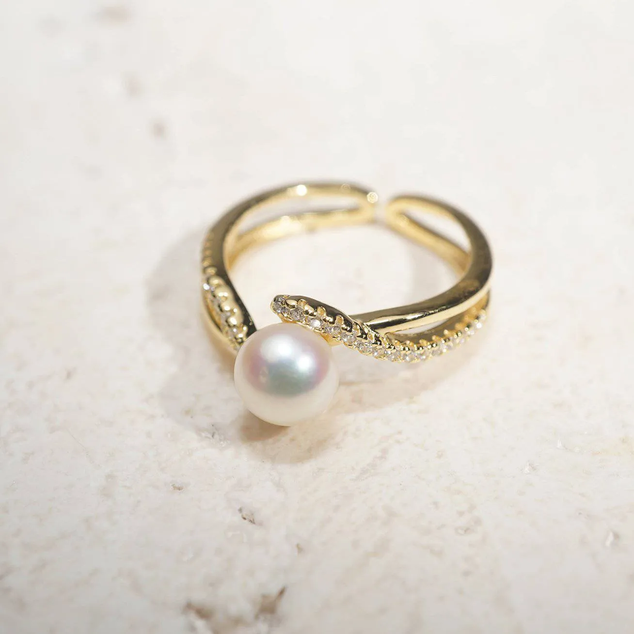 New Yorker Freshwater Pearl Ring WR00101