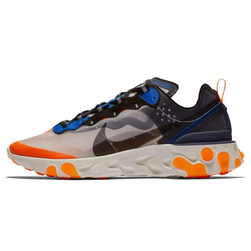 Nike React Element 87 Blue Orange