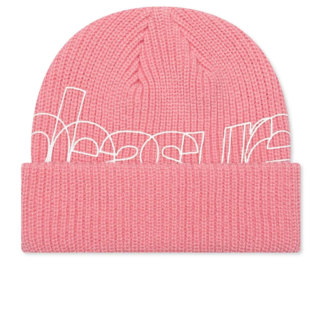 Outline Beanie - Pink