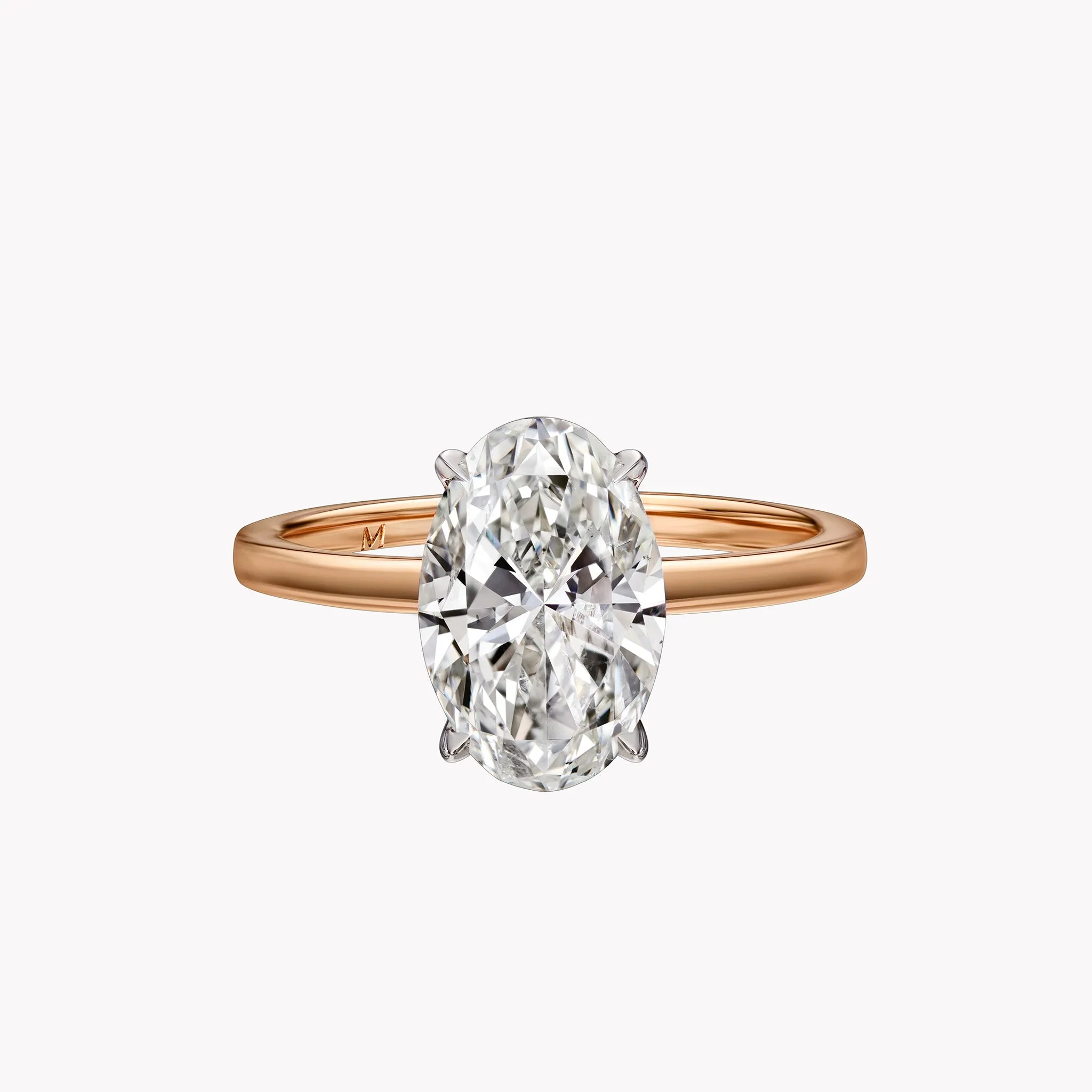 Oval Cut Solitaire Engagement Ring