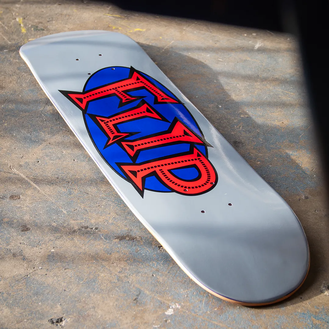 Oval Logo (collector mold) Blue/Red 7.8"