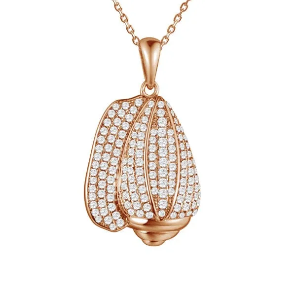 Pavé Conch Shell Pendant