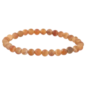 Peach Drusy Gemstone Bracelet