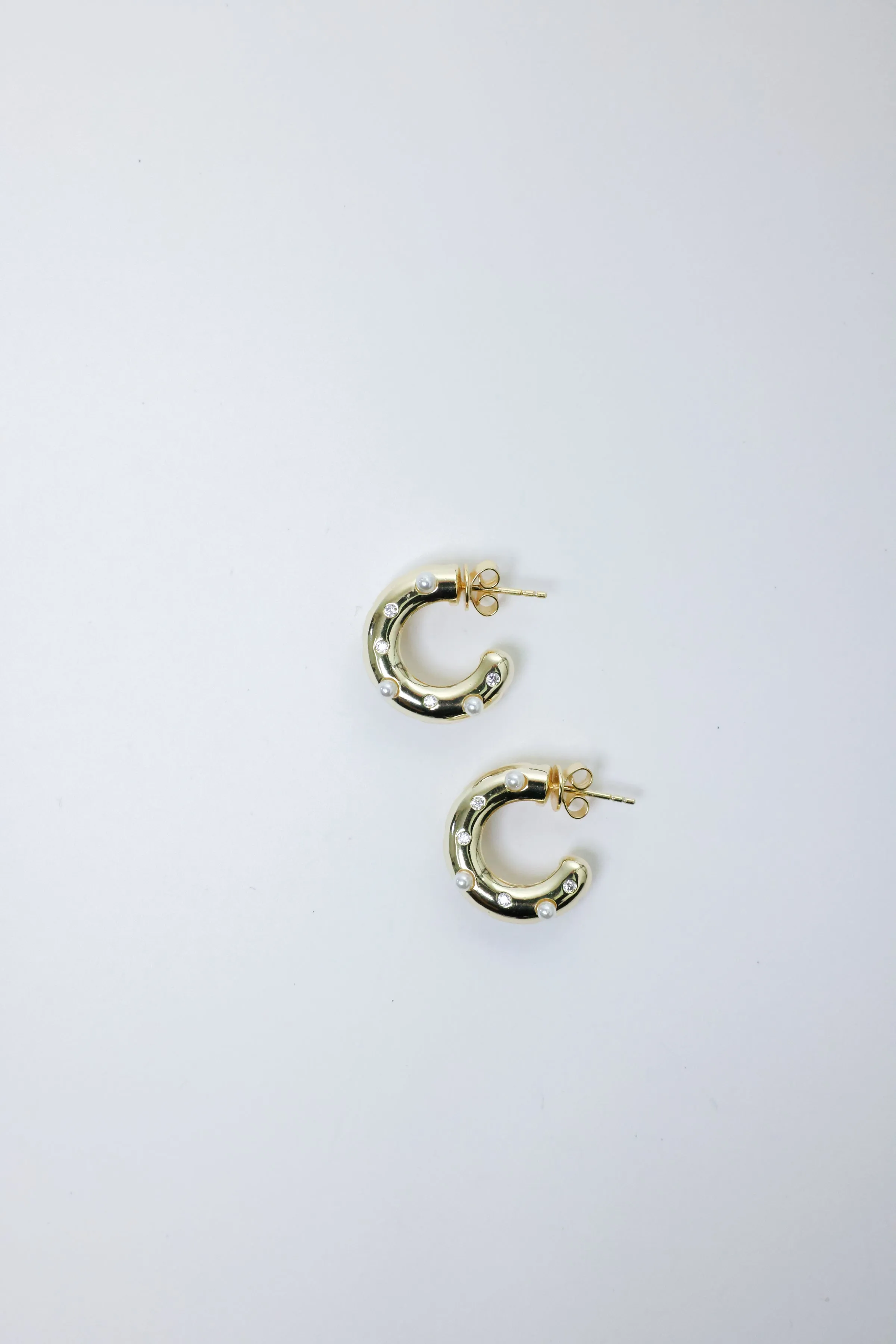 PG Designs Dot Hoop Earrings