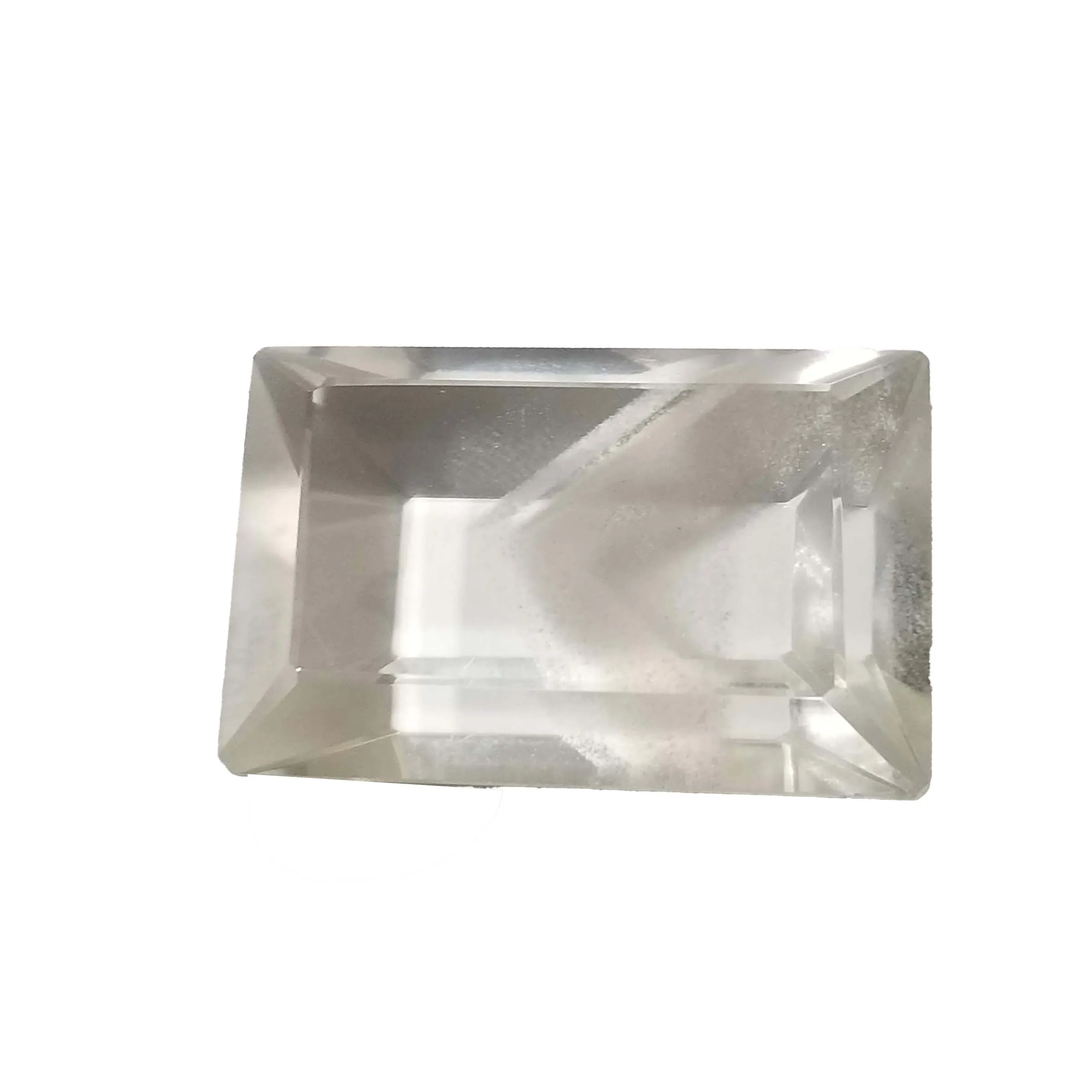 Phantom Quartz Emerald Cut Cabochon - 31mm