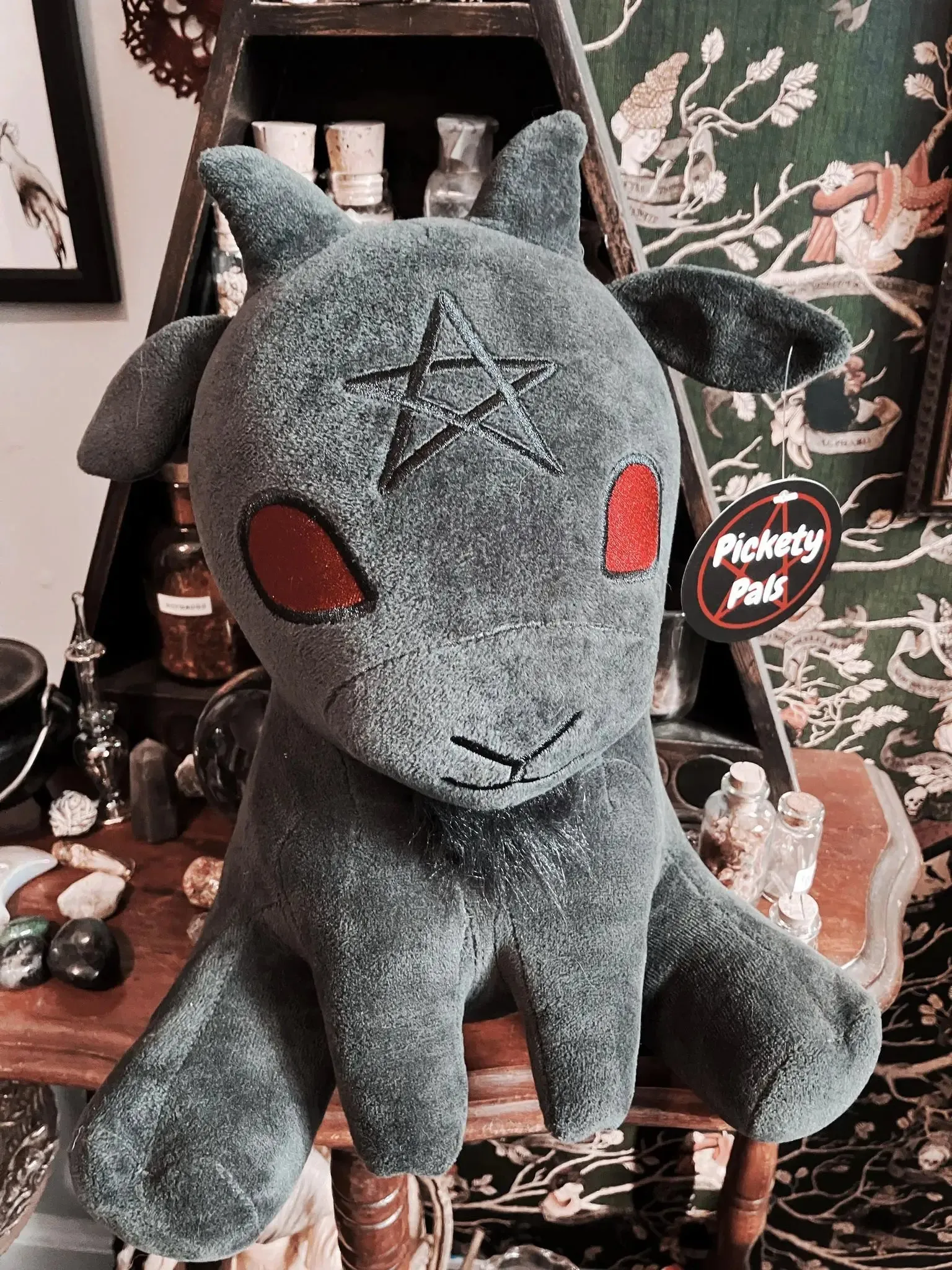 Pickety Pals - Baphy - Witchy Baby Goat Plushie