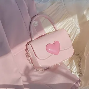 Pink Heart Purse - Cupcake