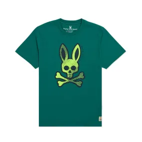 Psycho Bunny Denton Graphic Tee in Harbor Blue