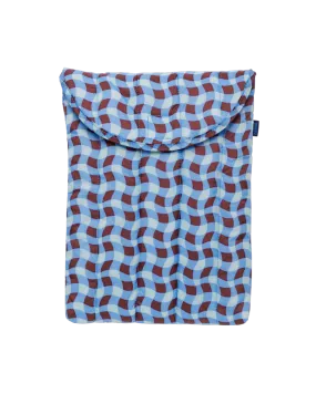 Puffy Laptop Sleeve - Gingham