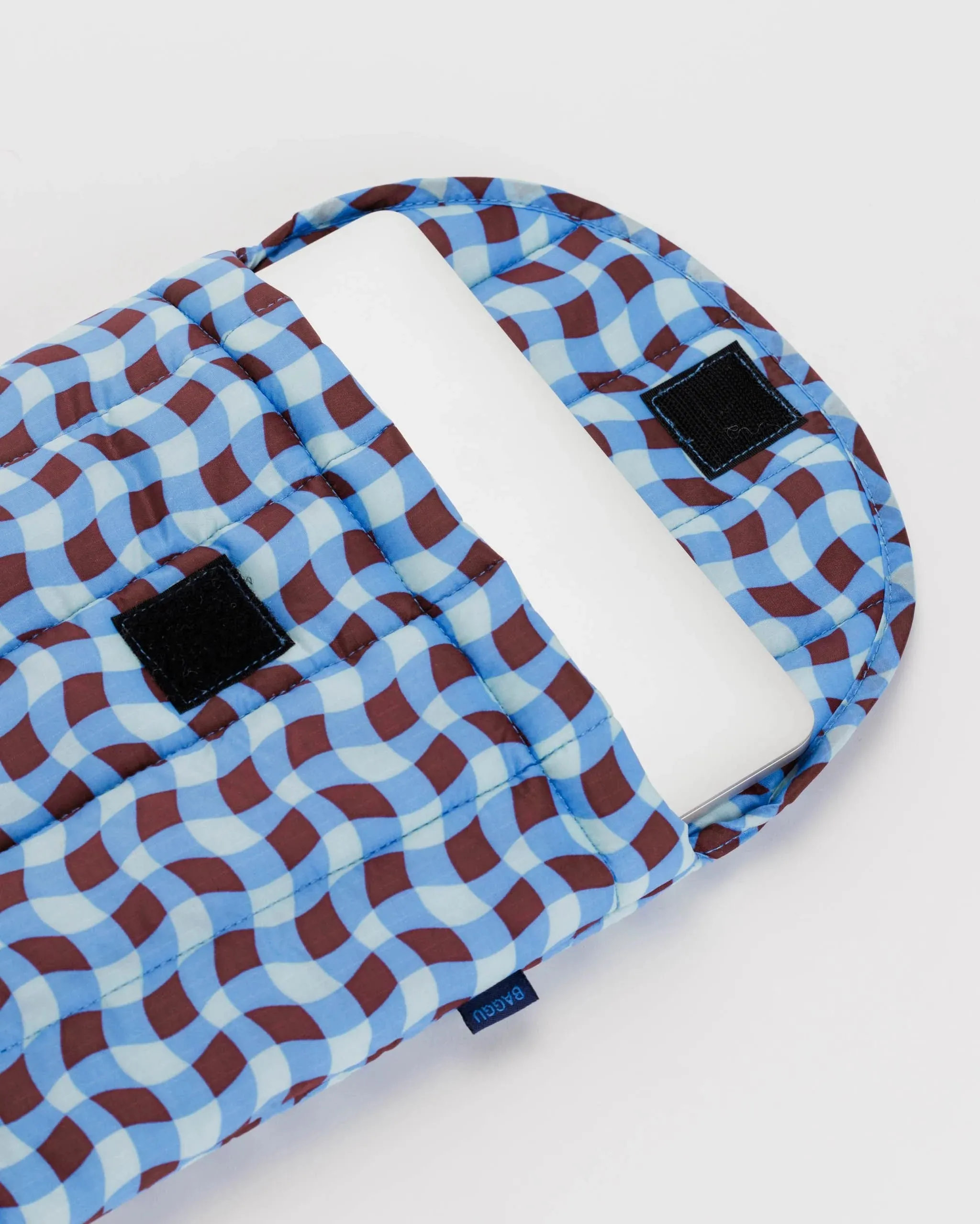 Puffy Laptop Sleeve - Gingham