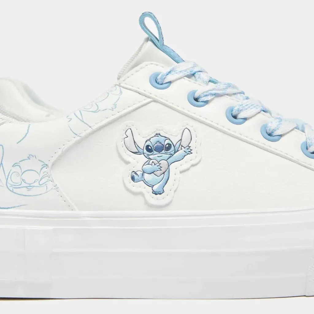 Pull & Bear LILO & STITCH Sneakers Women - WHTBLU