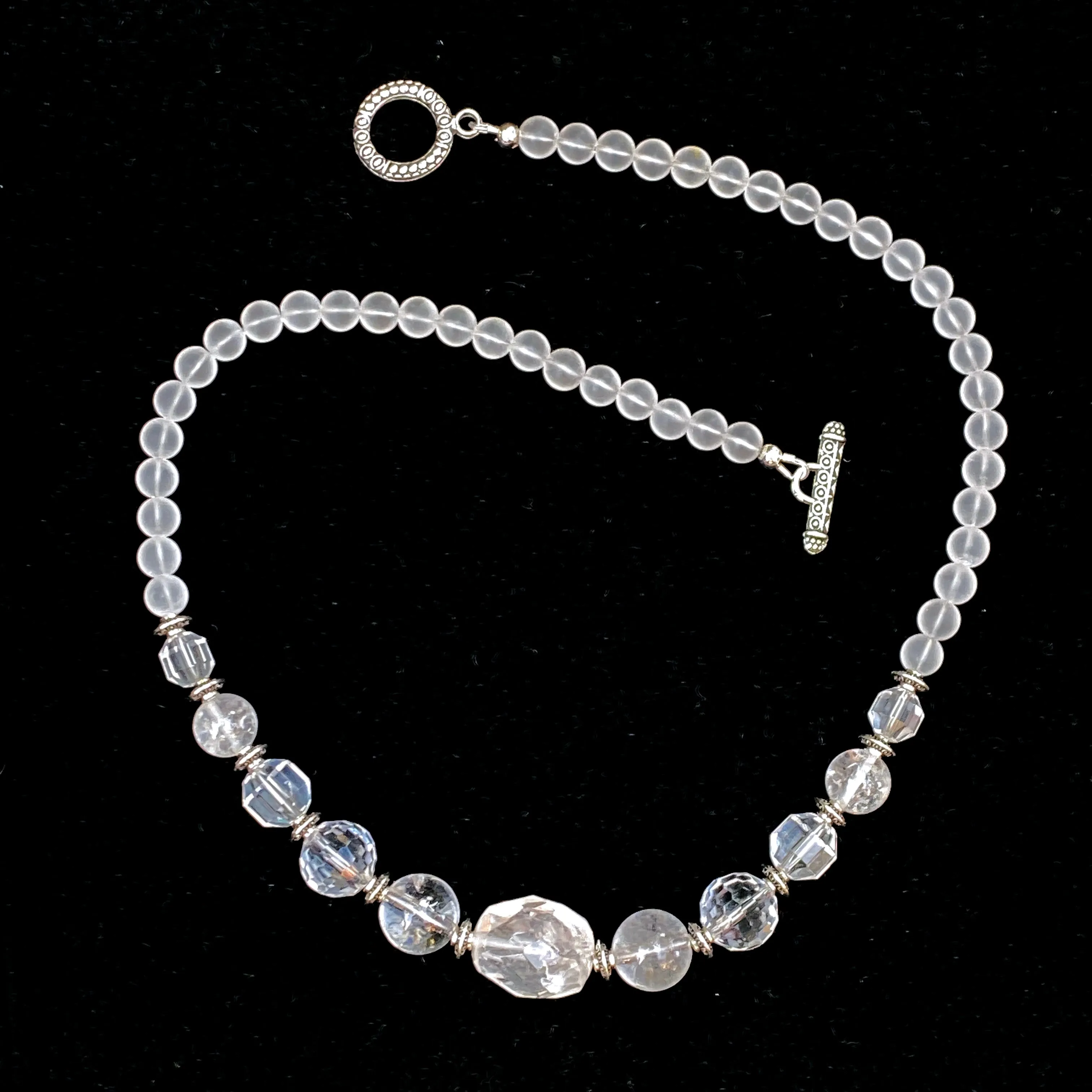 Quartz Beaded Necklace