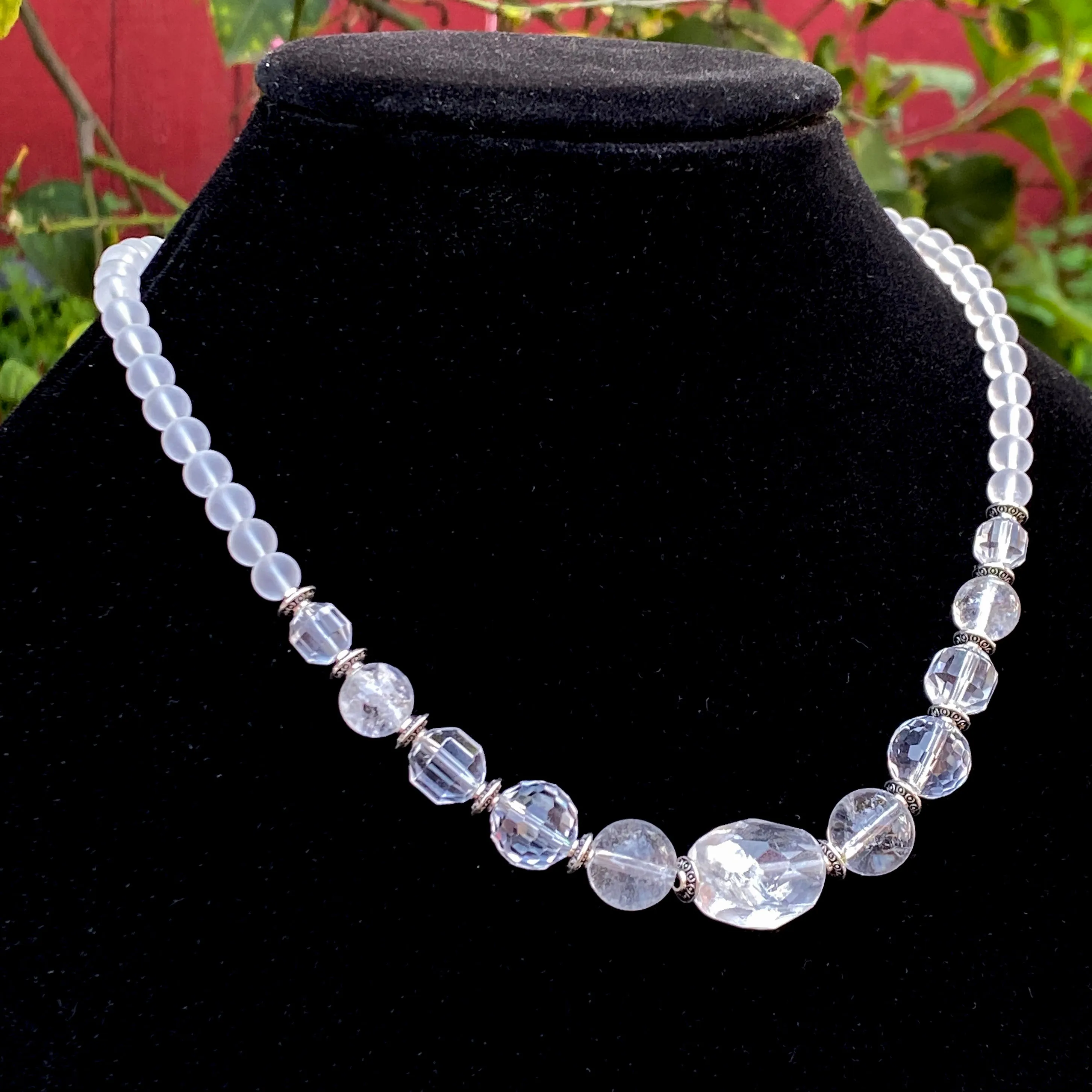 Quartz Beaded Necklace