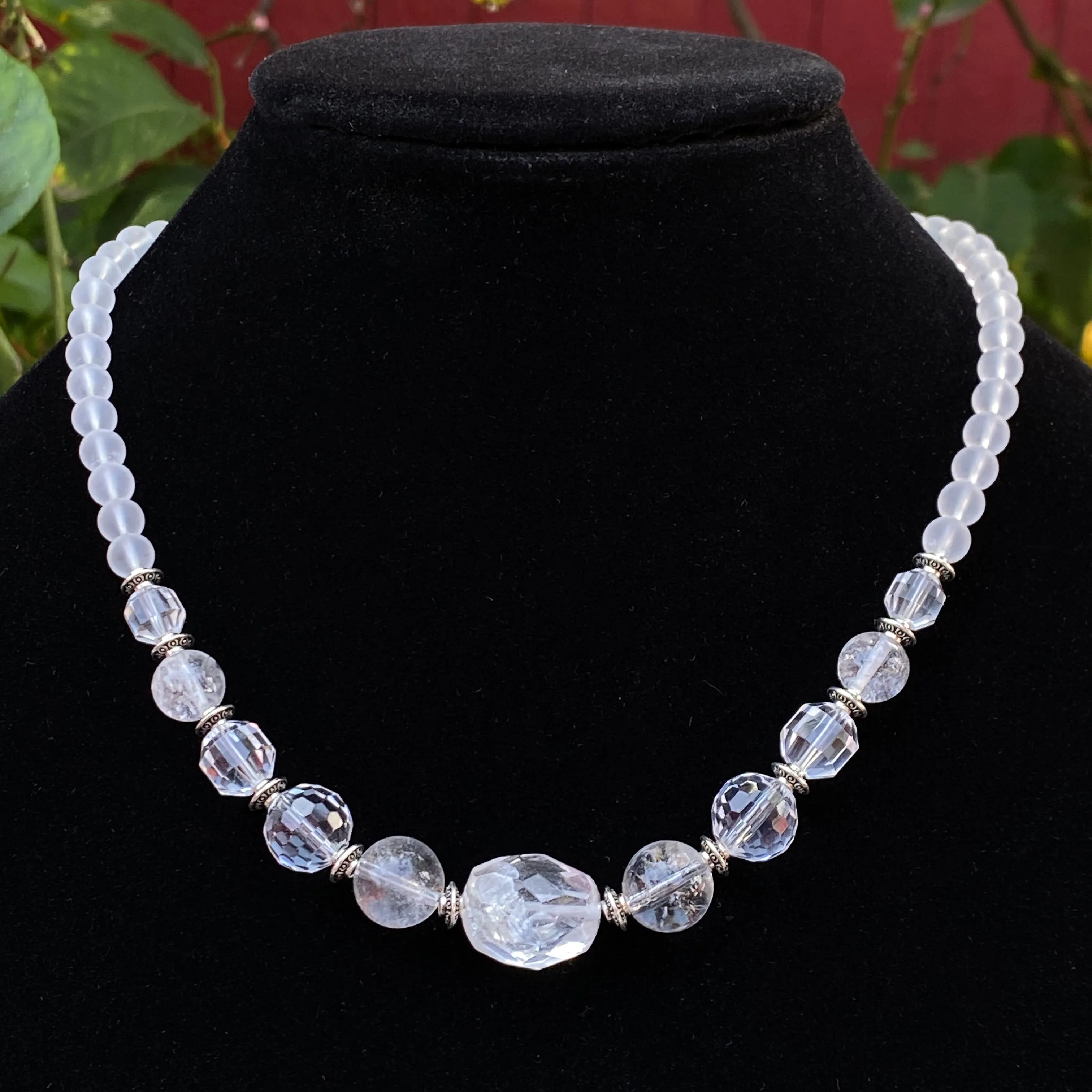 Quartz Beaded Necklace