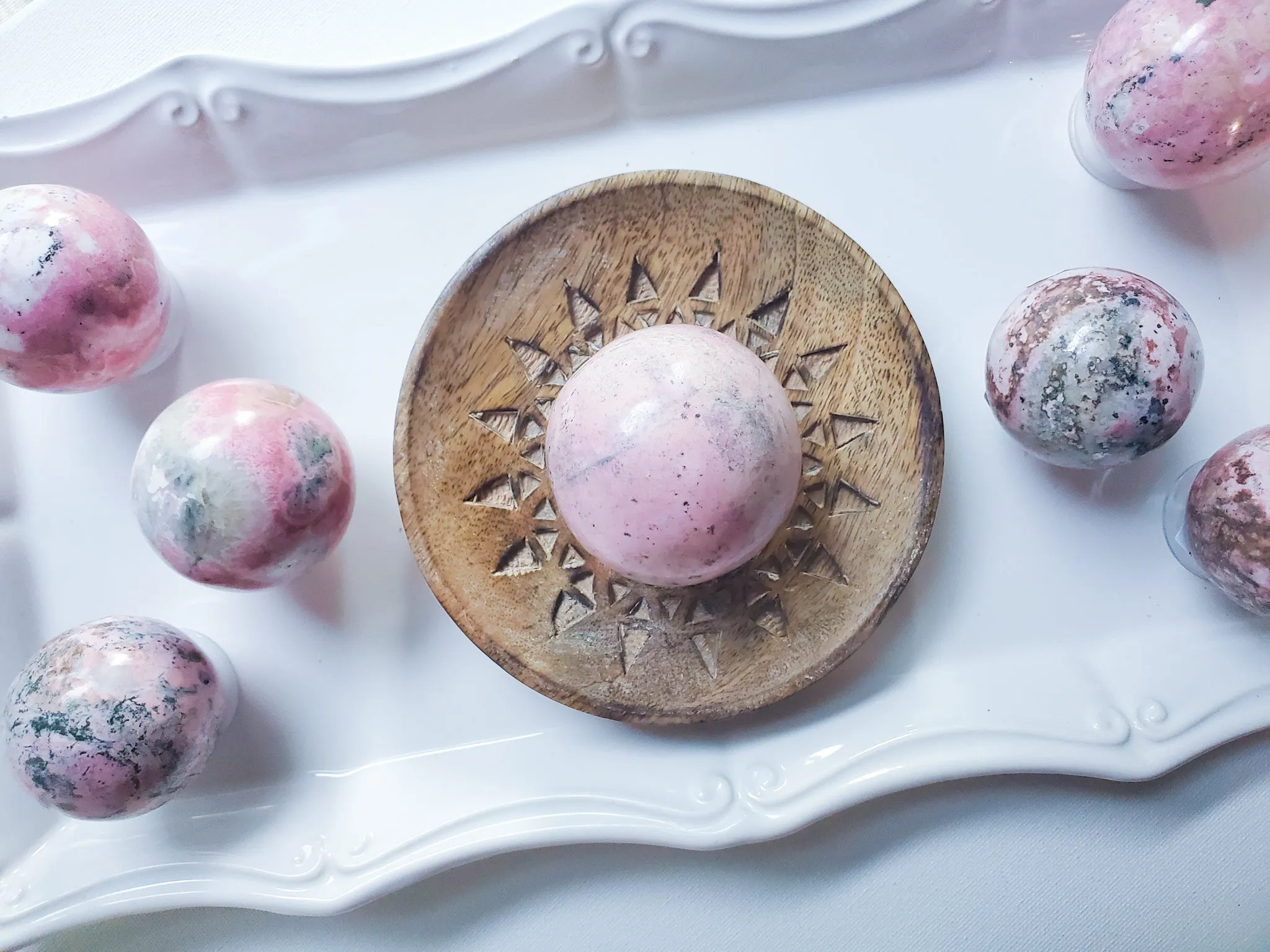 Rhodonite Sphere || Peru