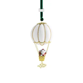 Santa in Balloon Ornament