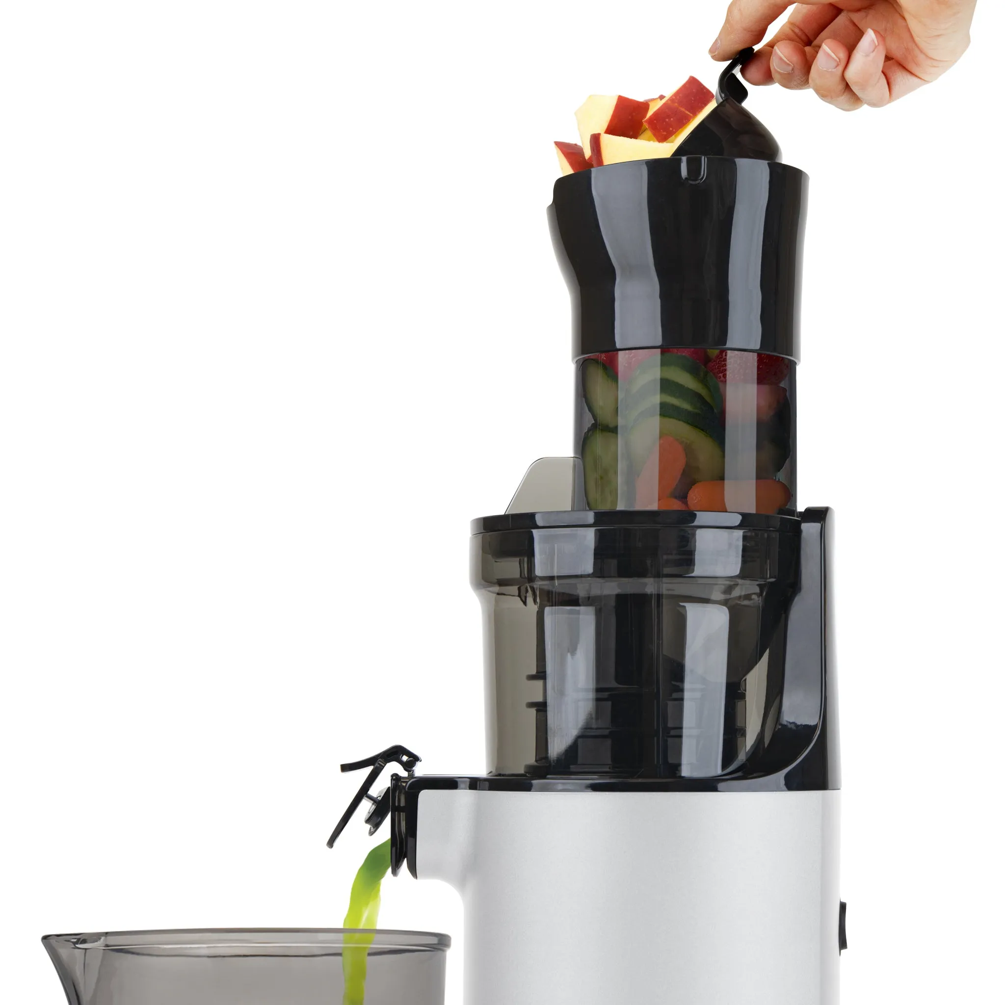 Shine Kitchen Co. Easy Cold Press Juicer with XL Feed Chute