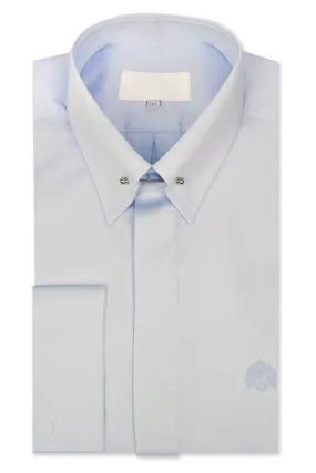 Sky Blue Pin Collar Shirt