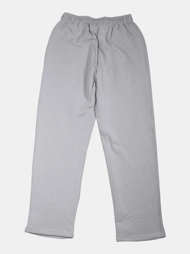 Stussy Italic Crop Sweatpant - Flat Grey