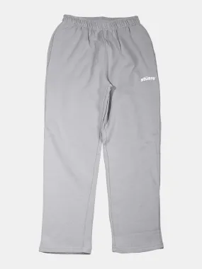 Stussy Italic Crop Sweatpant - Flat Grey