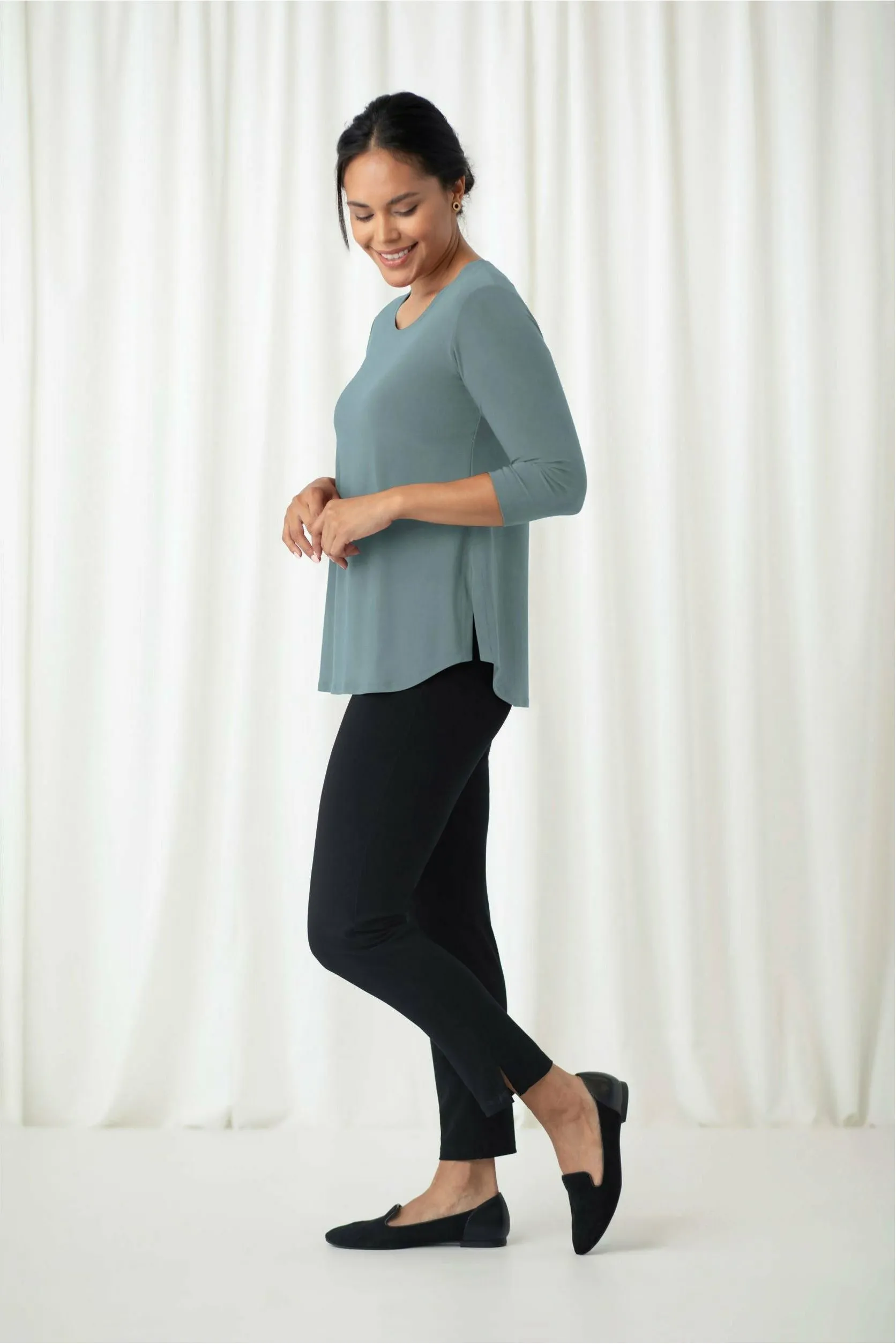 Sympli Go To Classic Relax 3/4 Sleeve T - Style 22110R-2